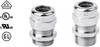 Jacob 50.612 M Pressacavo filettato con antistrappo M12 Ottone Ottone 1 pz.