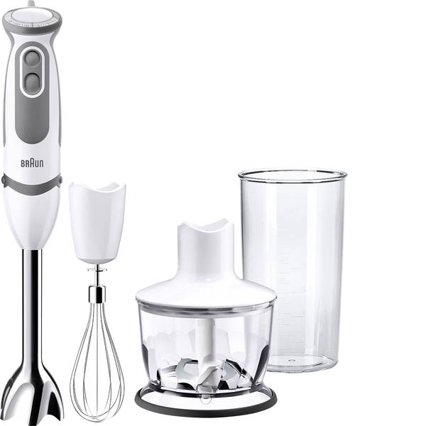 Frullatori a immersione - Braun Multiquick 5 Vario MQ 5035 Sauce Frullatore ad immersione 750 W con trituratore, Sbattitore, con misurino, con - Frullatori a immersione - Braun Multiquick 5 Vario MQ 5035 Sauce Frullatore ad immersione 750 W con trituratore, Sbattitore, con misurino, con -