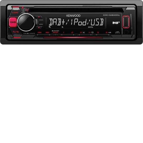 Autoradio e Monitor multimediali - Kenwood KDC-DAB400U Autoradio Sintonizzatore DAB+, Collegamento per controllo remoto da volante - Autoradio e Monitor multimediali - Kenwood KDC-DAB400U Autoradio Sintonizzatore DAB+, Collegamento per controllo remoto da volante -