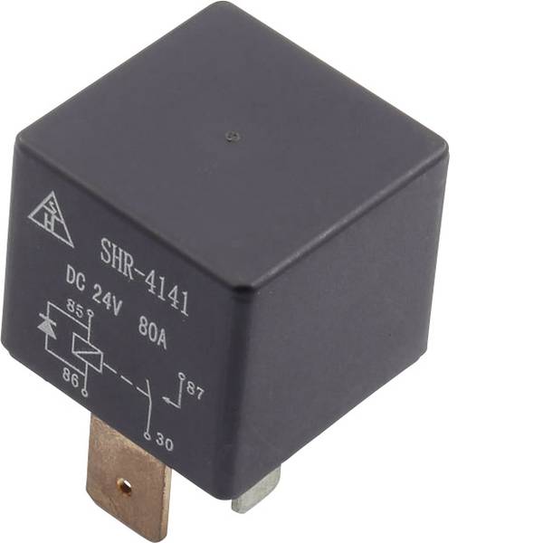 Relè auto - SHR-4141B SHR-12VDC-F-A 4pin Relè per auto 12 V/DC 80 A 1 NA - Relè auto - SHR-4141B SHR-12VDC-F-A 4pin Relè per auto 12 V/DC 80 A 1 NA -