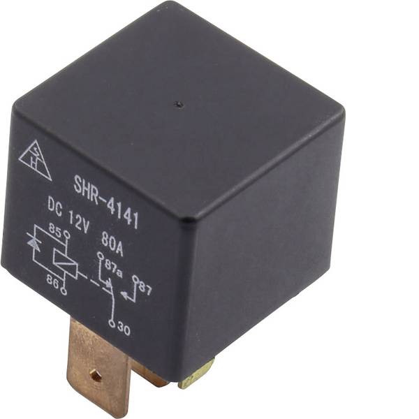 Relè auto - SHR-4141B SHR-12VDC-F-C 5pin Relè per auto 12 V/DC 80 A 1 scambio - Relè auto - SHR-4141B SHR-12VDC-F-C 5pin Relè per auto 12 V/DC 80 A 1 scambio -