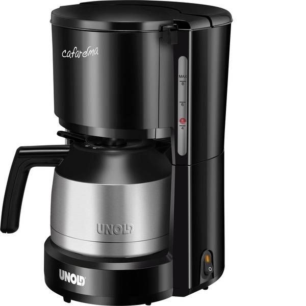 Macchine dal caffè con filtro - Unold Compact Thermo Macchina per il caffè Acciaio inox (spazzolato), Nero Capacità tazze=8 Funzione mantenimento - Macchine dal caffè con filtro - Unold Compact Thermo Macchina per il caffè Acciaio inox (spazzolato), Nero Capacità tazze=8 Funzione mantenimento -