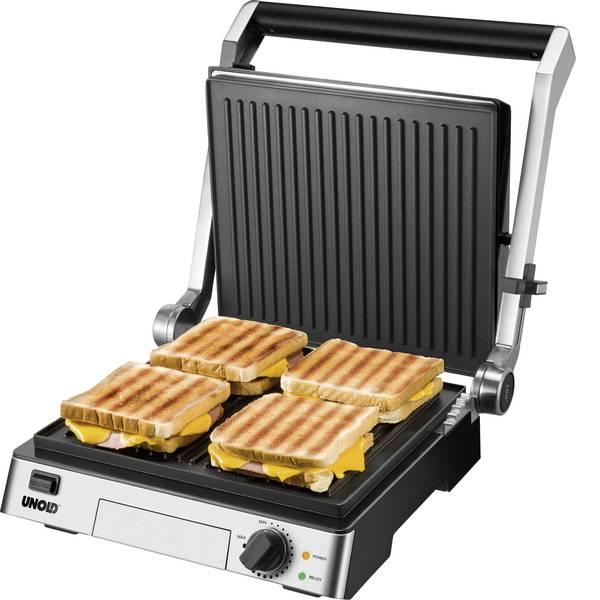 Grill - Unold Contact-Grill Steak Tavolo Griglia a contatto Nero, Acciaio - Grill - Unold Contact-Grill Steak Tavolo Griglia a contatto Nero, Acciaio -