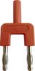Schnepp 19/4mB/rt Spina di cortocircuito Rosso Ø perno: 4 mm Distanza tra pin: 19 mm 1 pz.