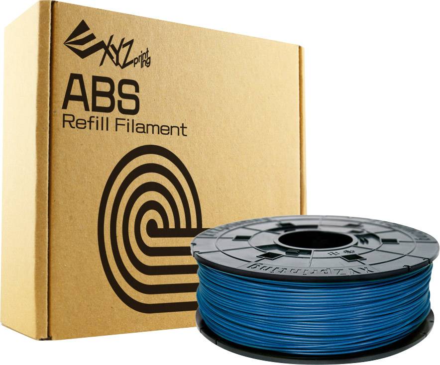 Filamento per stampante 3D XYZprinting Plastica ABS 1.75 mm Blu acciaio 600 g Ricarica