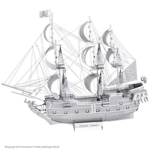 Kit di montaggio Metal Earth - Kit di metallo Metal Earth Schiffsmodell Black Pearl - Kit di montaggio Metal Earth - Kit di metallo Metal Earth Schiffsmodell Black Pearl -