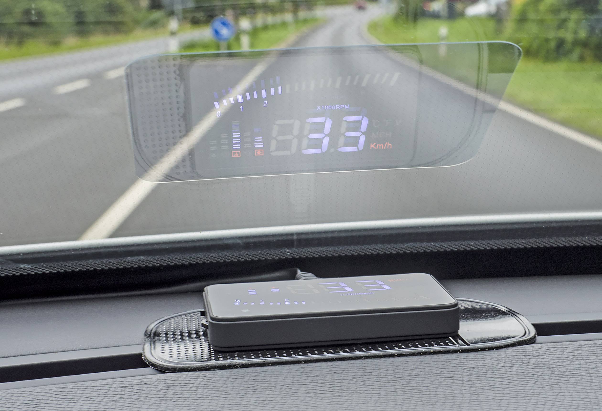 Indicatore head up display per parabrezza Basetech Head up display X5