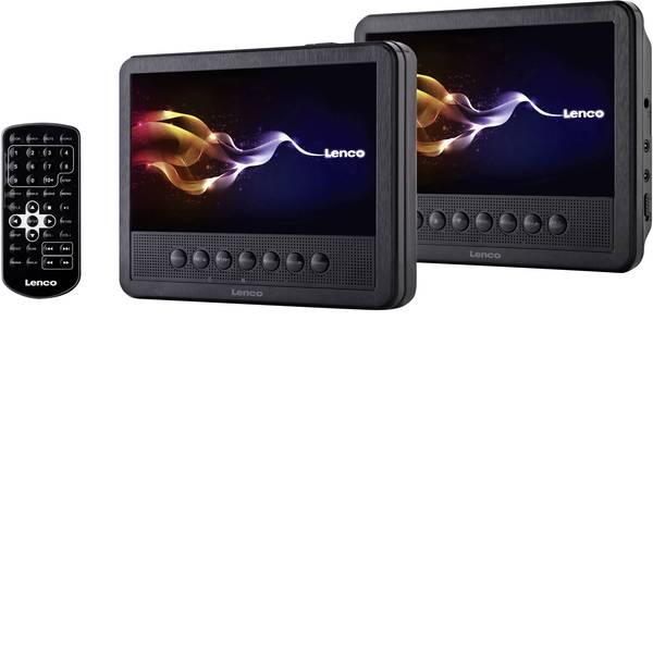 Sistemi DVD per poggiatesta auto - Lenco MES-212 Lettore DVD per poggiatesta con 2 monitor Diagonale schermo=17.5 cm (7 pollici) - Sistemi DVD per poggiatesta auto - Lenco MES-212 Lettore DVD per poggiatesta con 2 monitor Diagonale schermo=17.5 cm (7 pollici) -