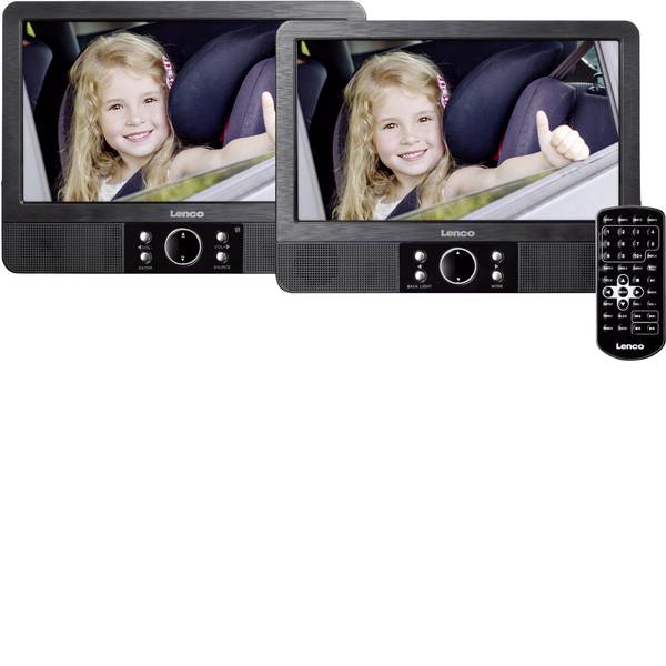 Sistemi DVD per poggiatesta auto - Lenco MES-405 Lettore DVD per poggiatesta con 2 monitor Diagonale schermo=22.5 cm (9 pollici) - Sistemi DVD per poggiatesta auto - Lenco MES-405 Lettore DVD per poggiatesta con 2 monitor Diagonale schermo=22.5 cm (9 pollici) -