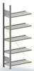 META Regalbau 177997 Modulo di espansione per scaffale da ufficio (L x A x P) 756 x 1850 x 336 mm Acciaio zincato Zinco Ripiano in metallo