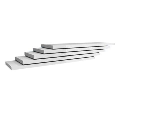 Orion Regalsysteme K13040M/VE Mensola (L x P) 1300 mm x 400 mm Acciaio zincato, rivestito in plastica Grigio luminescente Ripiano in metallo 5 pz.