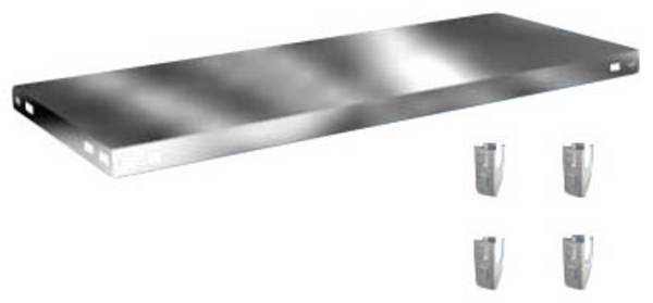 Orion Regalsysteme Z10040L/040 Mensola (L x P) 1000 mm x 400 mm Acciaio zincato Zinco Ripiano in metallo 1 pz.
