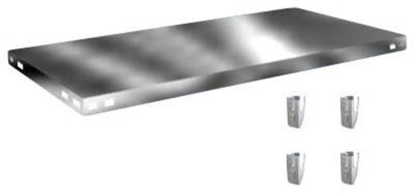 Orion Regalsysteme Z10050L/040 Mensola (L x P) 1000 mm x 500 mm Acciaio zincato Zinco Ripiano in metallo 1 pz.