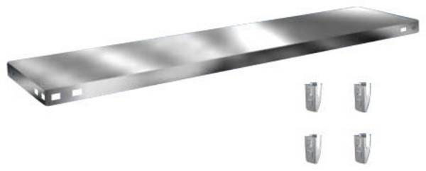Orion Regalsysteme Z13030M/040 Mensola (L x P) 1300 mm x 300 mm Acciaio zincato Zinco Ripiano in metallo 1 pz.