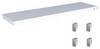 Orion Regalsysteme K10030S/040 Mensola (L x P) 1000 mm x 300 mm Acciaio rivestito in plastica Grigio luminescente Ripiano in metallo 1 pz.