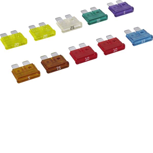 Fusibili per auto - Fusibile piatto standard 3 A, 5 A, 7.5 A, 10 A, 15 A, 20 A, 25 A, 30 A Blu, Rosso, Bianco, Giallo, Verde, Viola, Marrone - Fusibili per auto - Fusibile piatto standard 3 A, 5 A, 7.5 A, 10 A, 15 A, 20 A, 25 A, 30 A Blu, Rosso, Bianco, Giallo, Verde, Viola, Marrone -
