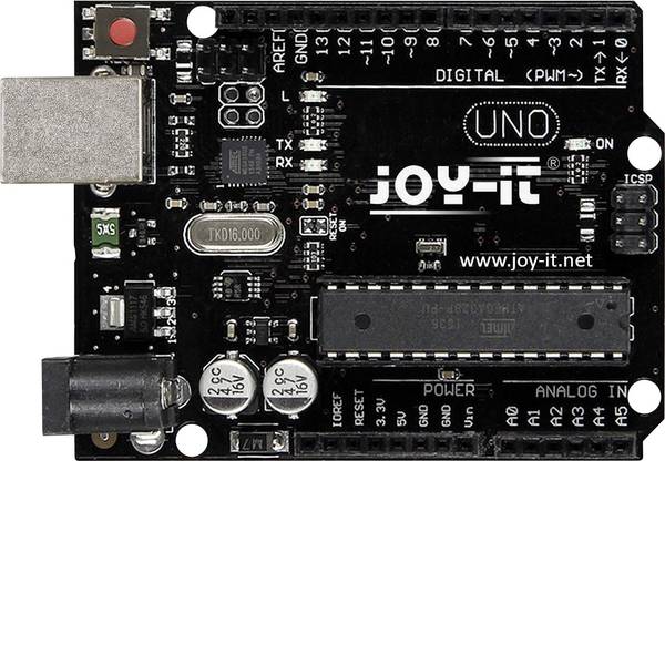 Kit e schede microcontroller MCU - Joy-it scheda compatibile con Arduino Uno R3 DIP Joy-IT ATMega328 - Kit e schede microcontroller MCU - Joy-it scheda compatibile con Arduino Uno R3 DIP Joy-IT ATMega328 -