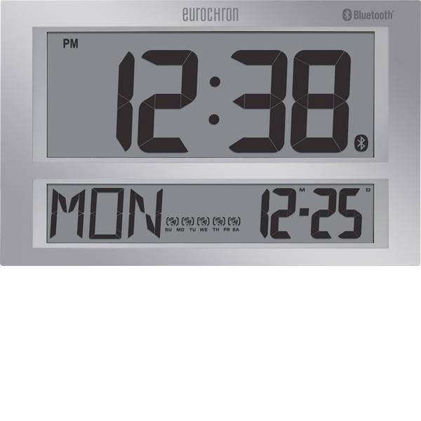 Orologi da parete - Eurochron Radiocontrollato Orologio da parete 424 mm x 273 mm x 44 mm Grigio - Orologi da parete - Eurochron Radiocontrollato Orologio da parete 424 mm x 273 mm x 44 mm Grigio -