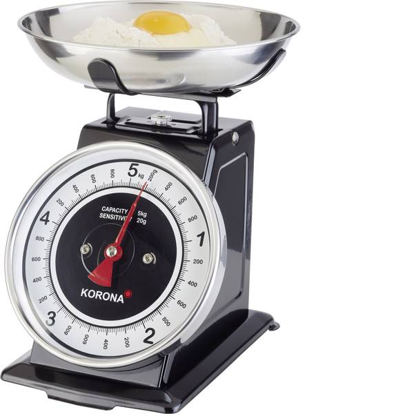Bilance da cucina - Korona Tom Bilancia da cucina analogica Portata max.=5 kg Nero - Bilance da cucina - Korona Tom Bilancia da cucina analogica Portata max.=5 kg Nero -