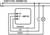Schema elettrico di un interruttore elettrico: mostra il cablaggio per una lampada con interruttori on e off. Etichette: L, N, C, NO, NC.