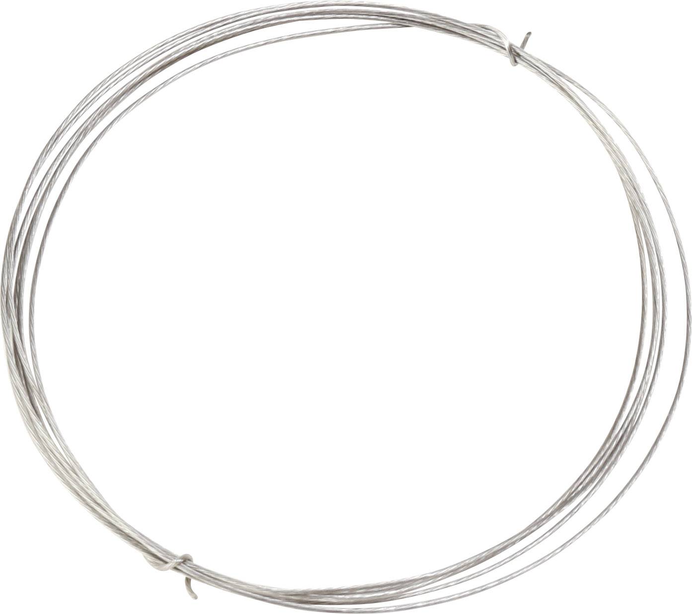 Reely Filo in acciaio rivestito in plastica Lunghezza: 2000 mm Diam. est.: 0.5 mm 1 pz.
