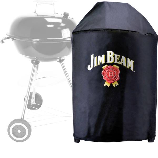 Accessori grill - Telo di copertura per barbecue Jim Beam Nero per barbecue a sfera con diametro fino a 57cm - Accessori grill - Telo di copertura per barbecue Jim Beam Nero per barbecue a sfera con diametro fino a 57cm -