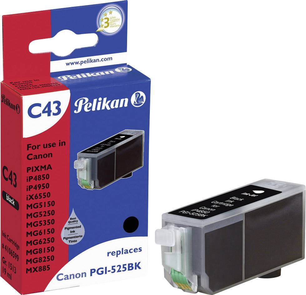 Pelikan C43 Inchiostro a base di pigmento 1 pz Black pigment 19ml 4106599-0