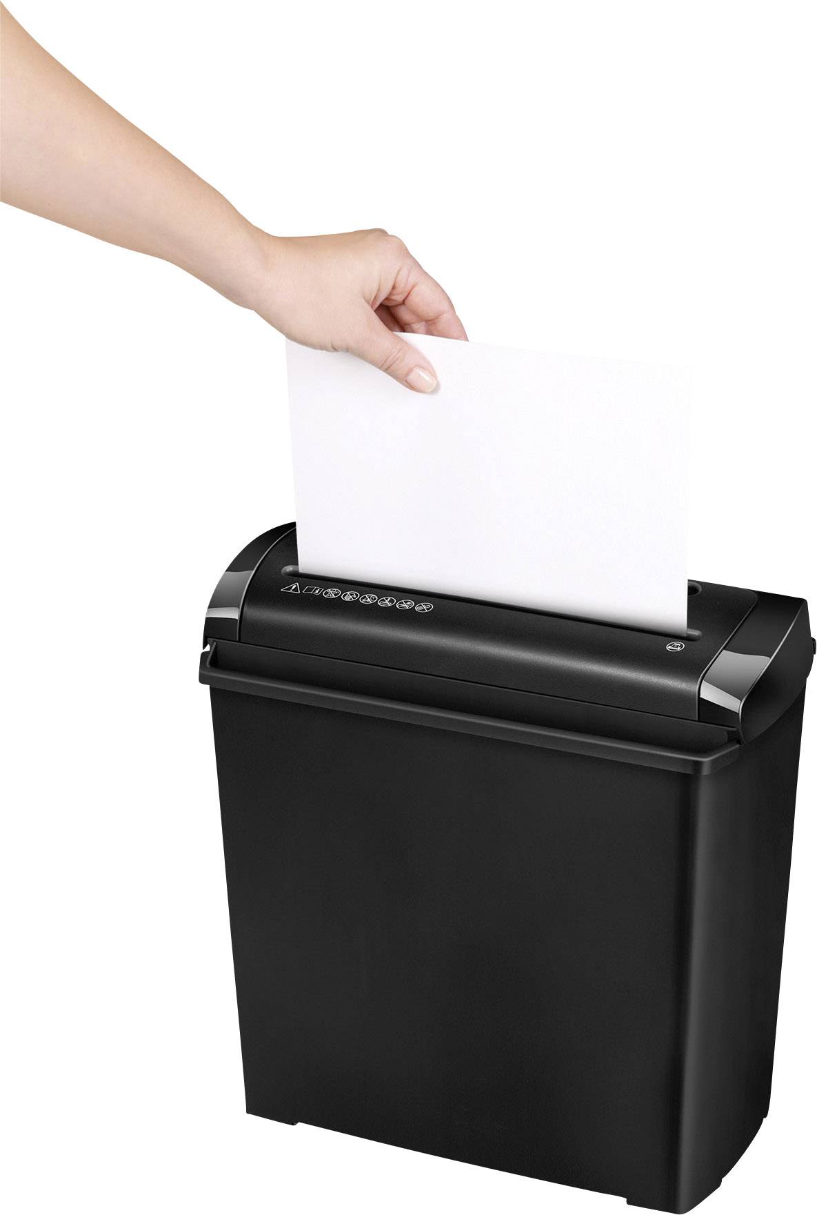 Fellowes P-25S distruggi documenti Taglio a striscia 22 cm Nero, Grigio 4701001-2