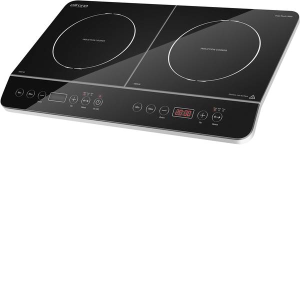 Piastre di cottura - ellrona Germany Ergo Touch 3500 62018 Doppia piastra a induzione - Piastre di cottura - ellrona Germany Ergo Touch 3500 62018 Doppia piastra a induzione -