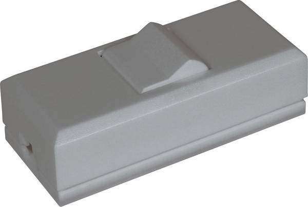 interBär 8075-020.01 Interruttore a filo passante  Titanio 1 x Off / On 2 A   1 pz.