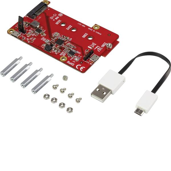 Shield Arduino e HAT Pi - Scheda di espansione M.2 SATA SSD per Raspberry Pi - Shield Arduino e HAT Pi - Scheda di espansione M.2 SATA SSD per Raspberry Pi -