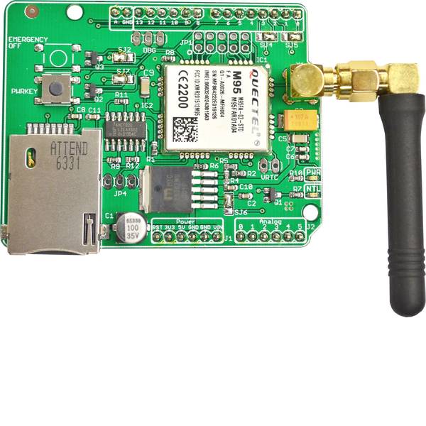 Shield e moduli aggiuntivi HAT per Arduino - SOS Electronic ARDUINO_M95FA-GSM/GPRS - Shield e moduli aggiuntivi HAT per Arduino - SOS Electronic ARDUINO_M95FA-GSM/GPRS -