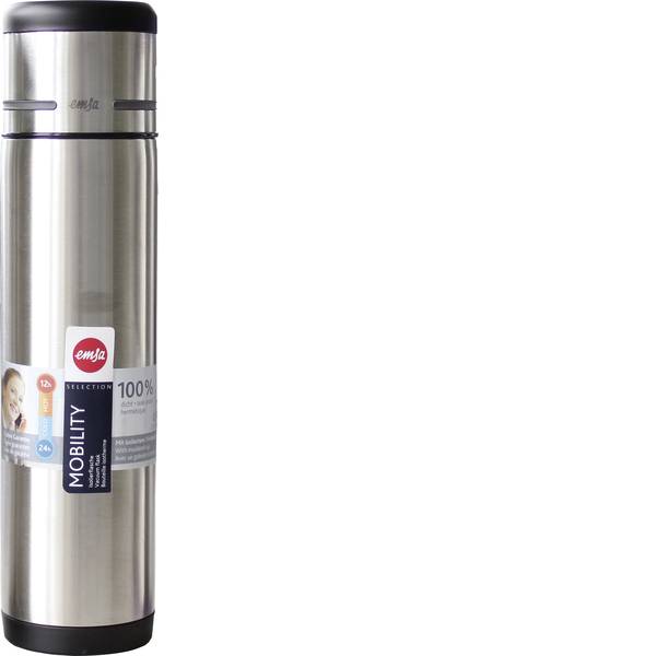 Thermos e tazze termiche - Emsa bottiglia termica Mobility, 1 L nero/antracite - Thermos e tazze termiche - Emsa bottiglia termica Mobility, 1 L nero/antracite -