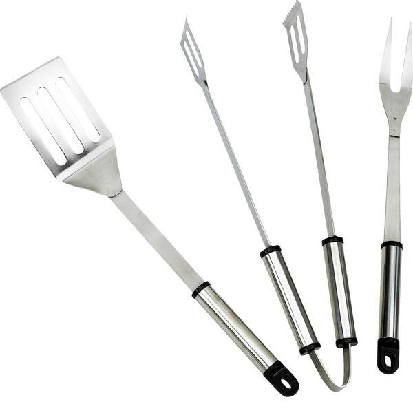 Stoviglie, posate e bicchieri - Per carni in acciaio inox professionale, 3 pezzi - Stoviglie, posate e bicchieri - Per carni in acciaio inox professionale, 3 pezzi -