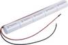 Pacco batteria 5x Torcia (D) Mexcel Inline L1x5 adatto alle alte temperature, con cavo, Flat Top NiCd 6 V 4000 mAh