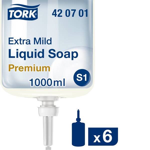 Sapone - Sapone liquido 1000 ml TORK 420701 6 pz. - Sapone - Sapone liquido 1000 ml TORK 420701 6 pz. -