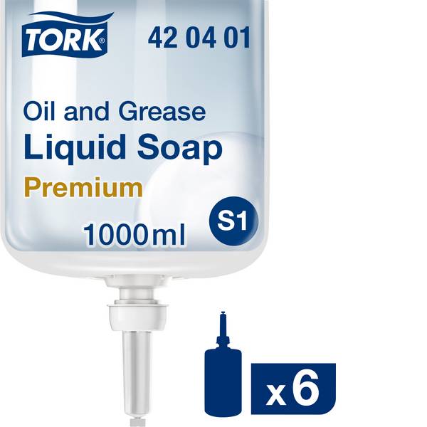 Sapone - Sapone liquido 1000 ml TORK 420401 6 pz. - Sapone - Sapone liquido 1000 ml TORK 420401 6 pz. -