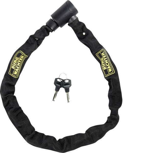Lucchetti da bicicletta - Burg Wächter 580 90 Catena con lucchetto Nero Lucchetto a chiave - Lucchetti da bicicletta - Burg Wächter 580 90 Catena con lucchetto Nero Lucchetto a chiave -