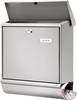 Burg Wächter 32680 COMFORT-Set 39130 NI Cassetta della posta Acciaio inox Argento Serratura a chiave