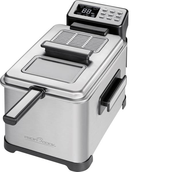 Friggitrici - Profi Cook PC-FR 10 Friggitrice 2500 W con display Acciaio, Nero - Friggitrici - Profi Cook PC-FR 10 Friggitrice 2500 W con display Acciaio, Nero -