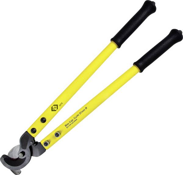 C.K  T3679 Forbici per cavi Adatto per (isolamento) Cavi in alluminio e rame, fili singoli e multipli 27 mm