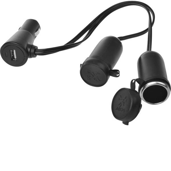 Multiprese per accendisigari - Distributore accendisigari Numero di accendisigari 2 x Interfacce: USB 1 x 019011 - Multiprese per accendisigari - Distributore accendisigari Numero di accendisigari 2 x Interfacce: USB 1 x 019011 -