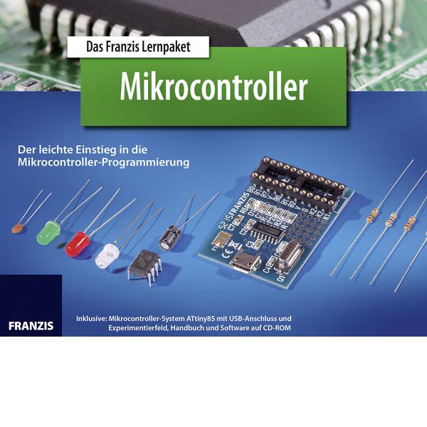 Kit esperimenti e pacchetti di apprendimento - Pacchetto di apprendimento Franzis Verlag Mikrocontroller 65314 da 14 anni - Kit esperimenti e pacchetti di apprendimento - Pacchetto di apprendimento Franzis Verlag Mikrocontroller 65314 da 14 anni -
