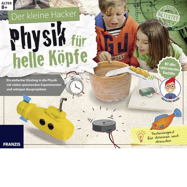 Kit esperimenti e pacchetti di apprendimento - Franzis Verlag 65337 Physik für helle Köpfe Pacchetto di apprendimento da 8 anni - Kit esperimenti e pacchetti di apprendimento - Franzis Verlag 65337 Physik für helle Köpfe Pacchetto di apprendimento da 8 anni -