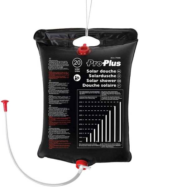 Docce per campeggio - Doccia da campeggio 20 l ProPlus Solar Shower 770406 - Docce per campeggio - Doccia da campeggio 20 l ProPlus Solar Shower 770406 -