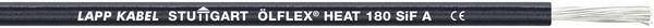 LAPP 1249526/100 Cavo per alte temperature ÖLFLEX® HEAT 180 SiF A 1 x 2.50 mm² Nero 100 m