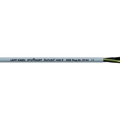 Nell'immagine è visibile un cavo grigio con la scritta 'LAPP KABEL STUTTGART ÖLFLEX 408 P VDE Reg. Nr. 3744' e il marchio CE.
