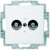 Busch-Jaeger 2 vie Frutto Presa a spina di compensazione potenziale Busch-balance SI Bianco alpino 2095 UC-914 1 pz.