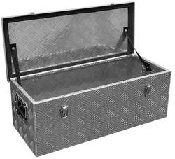 Nero Portablocco in alluminio con cassetta 1 scomparto interno Saunders 31017 RediRite