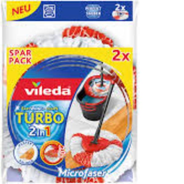 Pulizia dei pavimenti e accessori - Turbo Vileda Easy Wring & Clean testa di ricambio confezione da 2 pz. - Pulizia dei pavimenti e accessori - Turbo Vileda Easy Wring & Clean testa di ricambio confezione da 2 pz. -